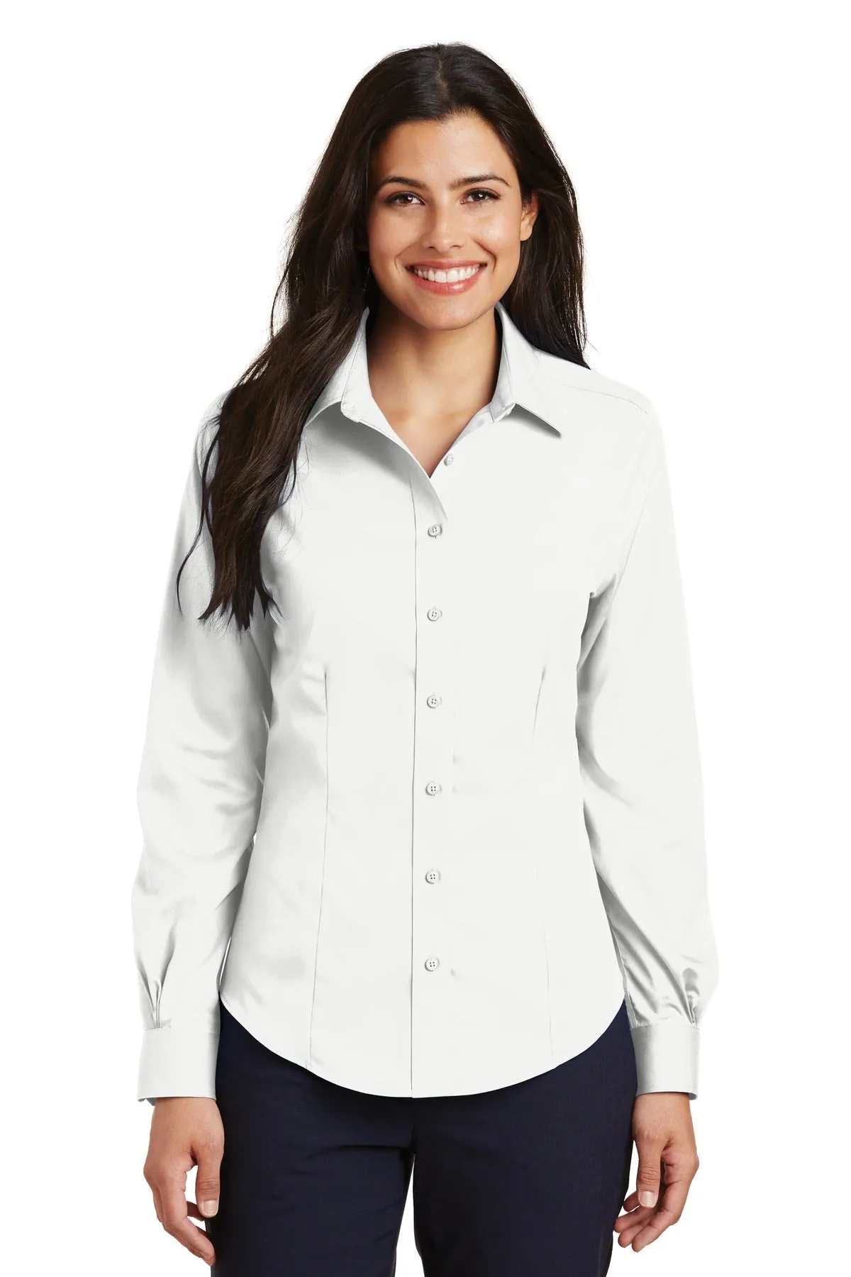 Port Authority Ladies Non-Iron Twill Shirt. L638