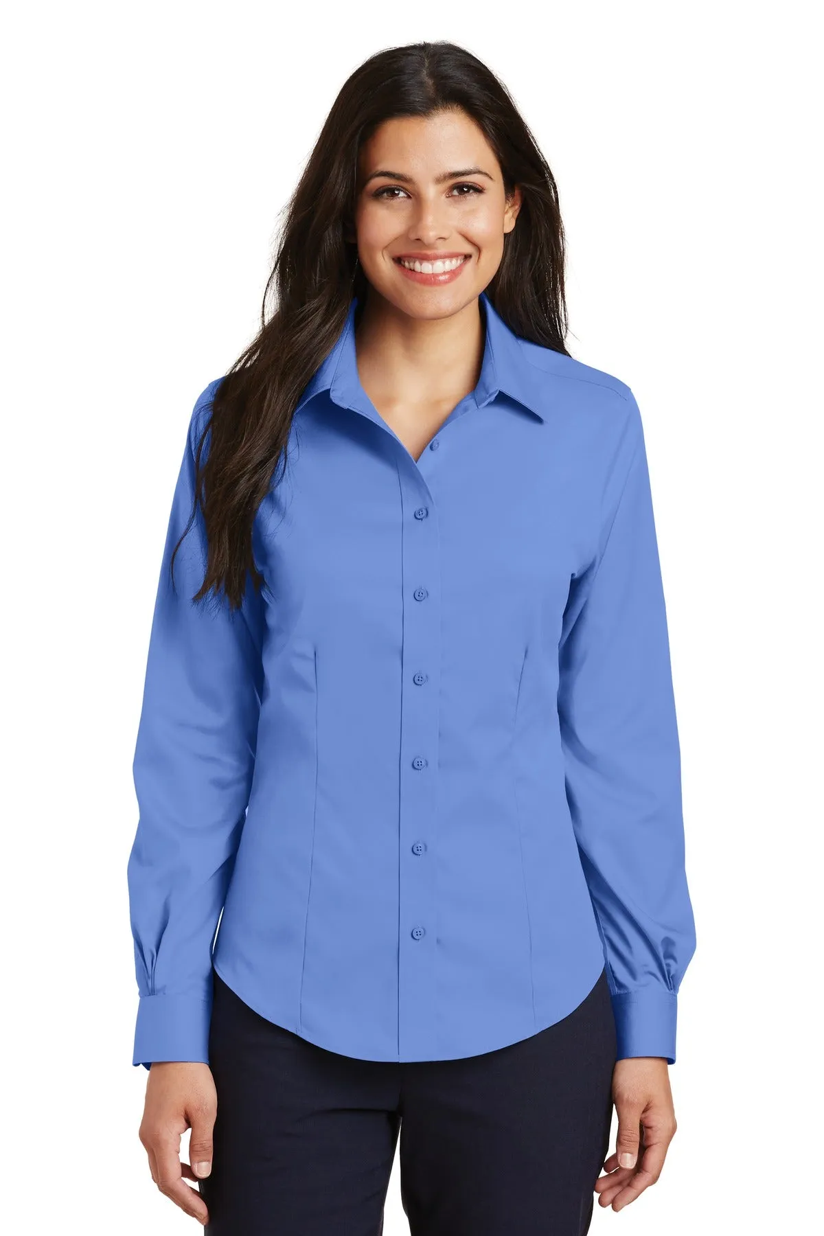 Port Authority Ladies Non-Iron Twill Shirt. L638