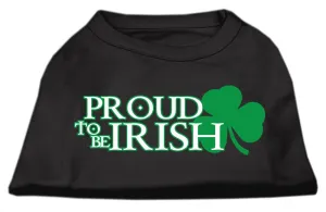 Proud to be Irish Screen Print Shirt Black  XXL (18)