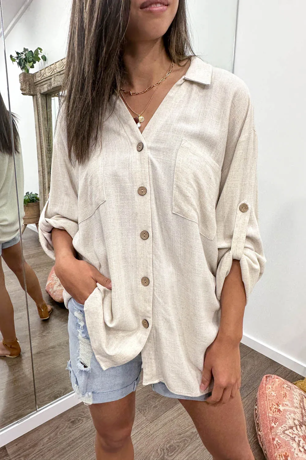 Sandy Linen Shirt