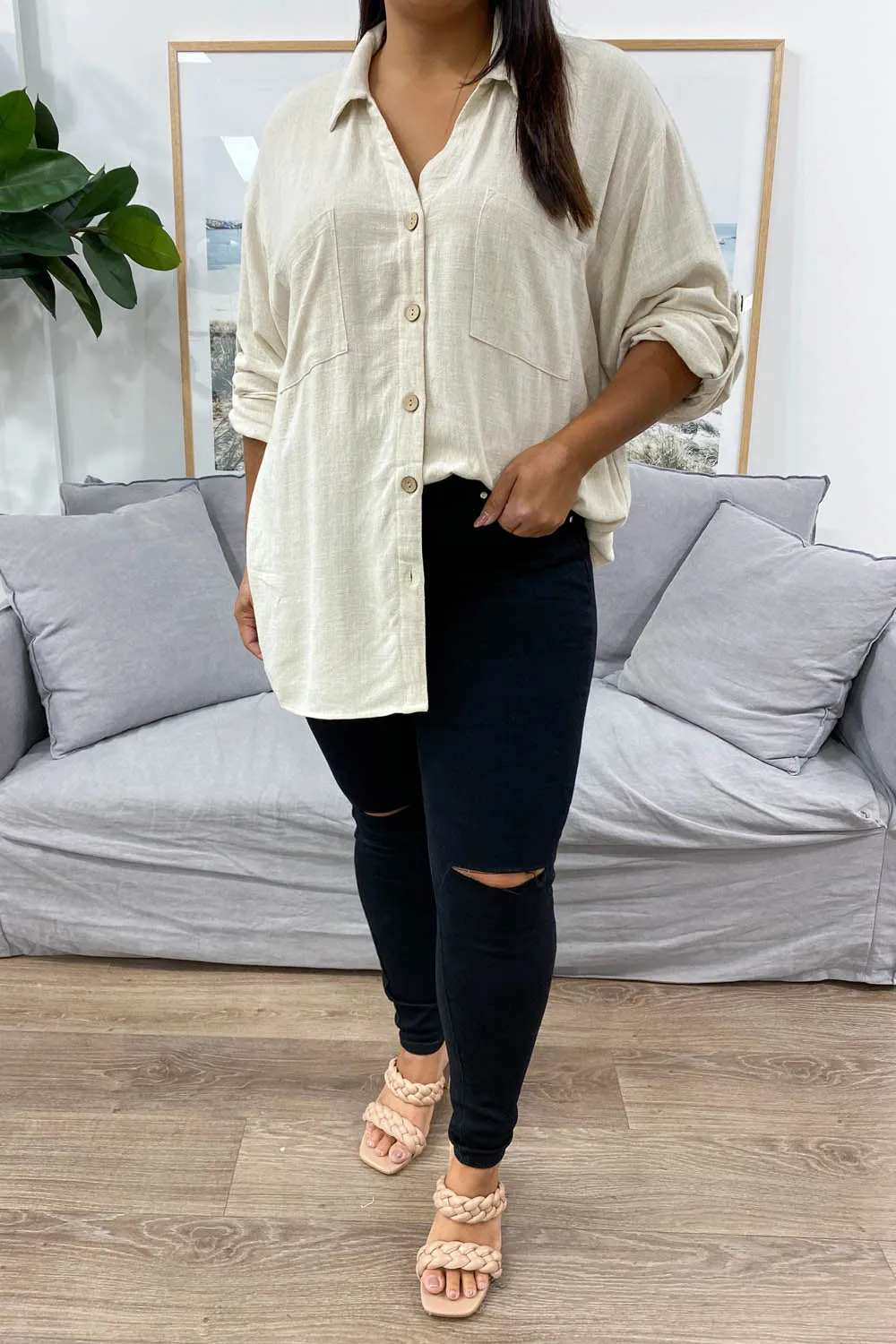 Sandy Linen Shirt