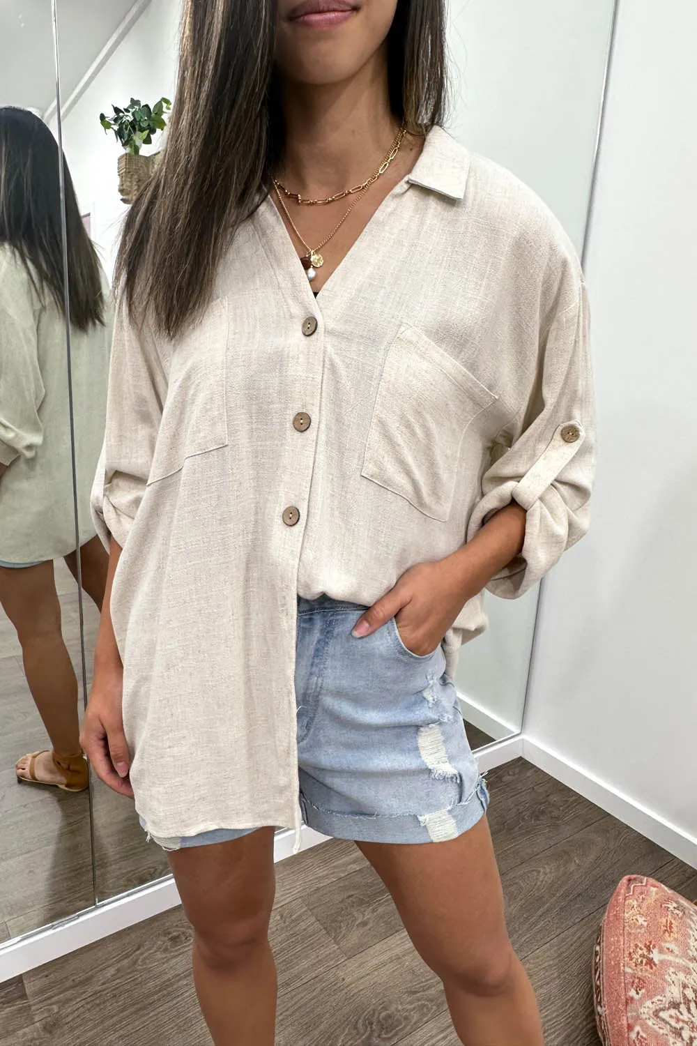 Sandy Linen Shirt