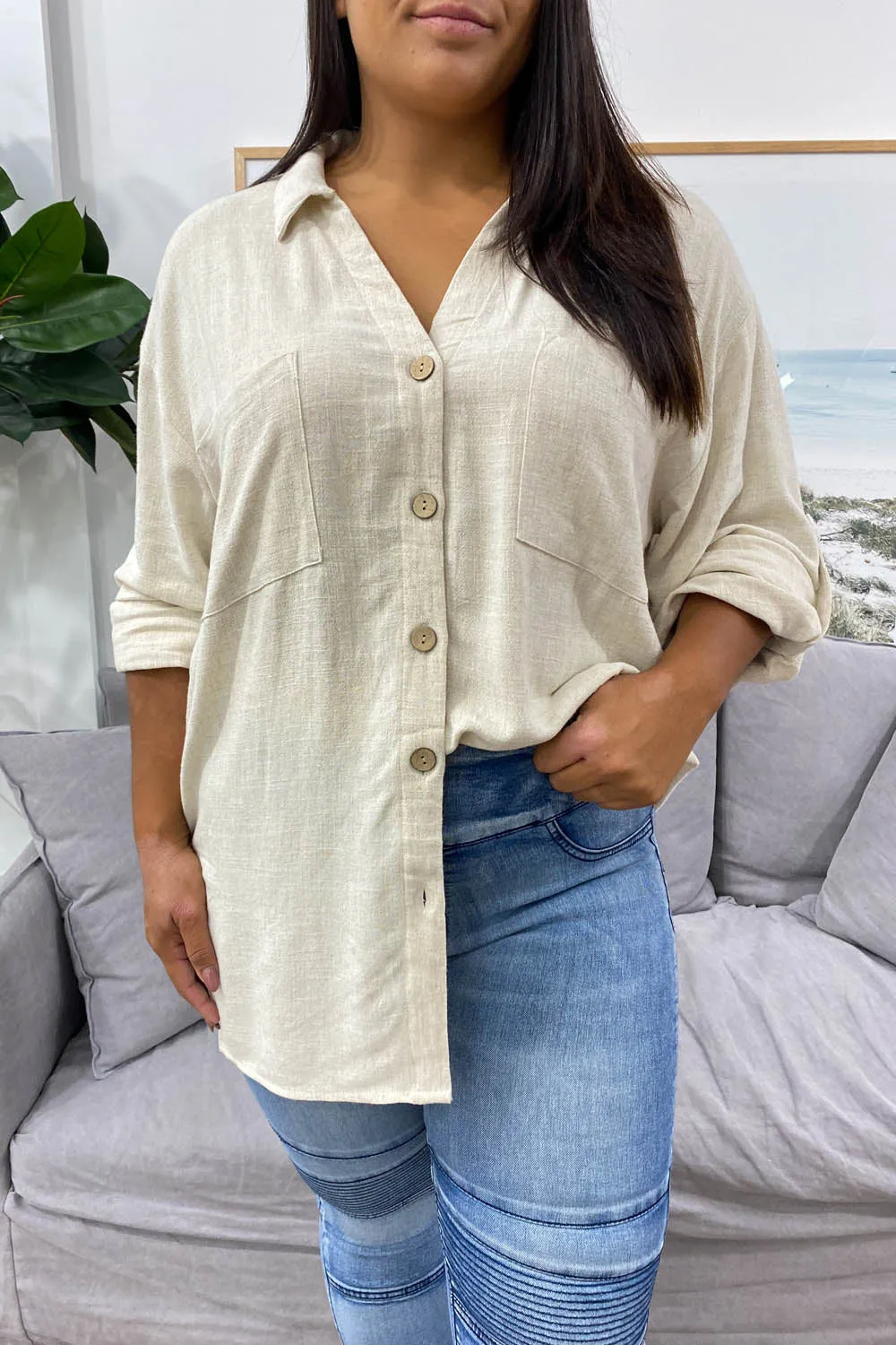 Sandy Linen Shirt