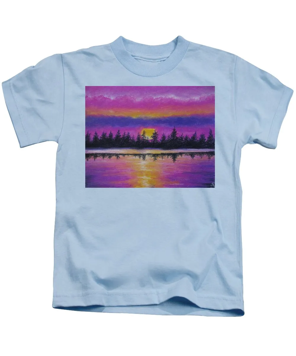 Setting Sea Sun - Kids T-Shirt