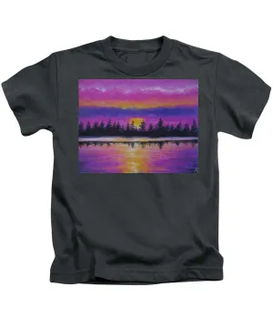 Setting Sea Sun - Kids T-Shirt