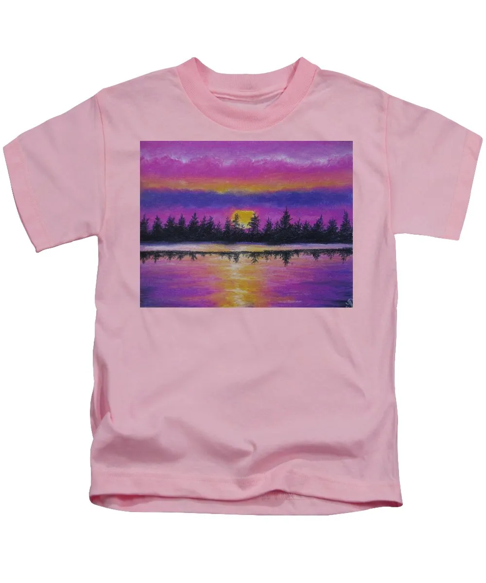 Setting Sea Sun - Kids T-Shirt