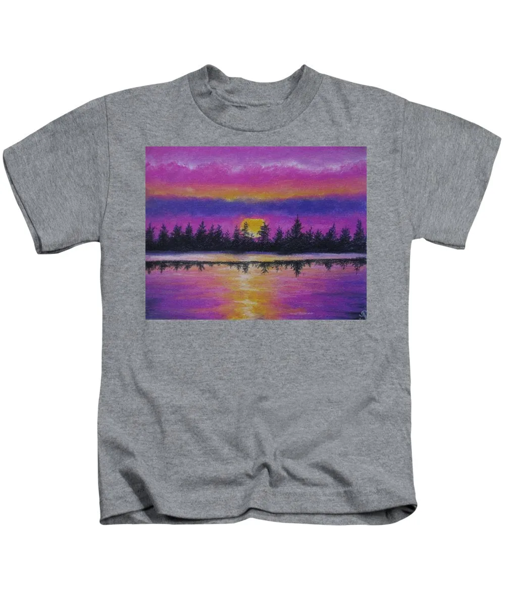 Setting Sea Sun - Kids T-Shirt