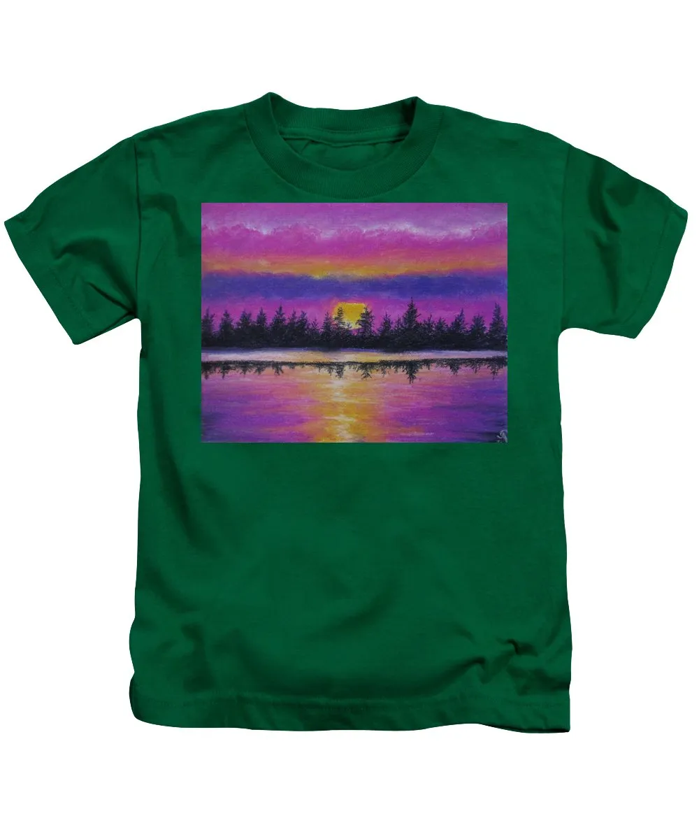 Setting Sea Sun - Kids T-Shirt