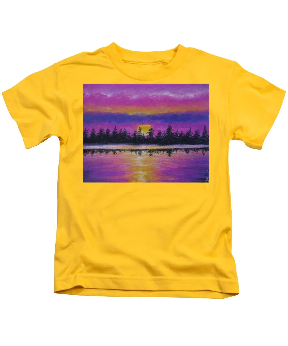 Setting Sea Sun - Kids T-Shirt