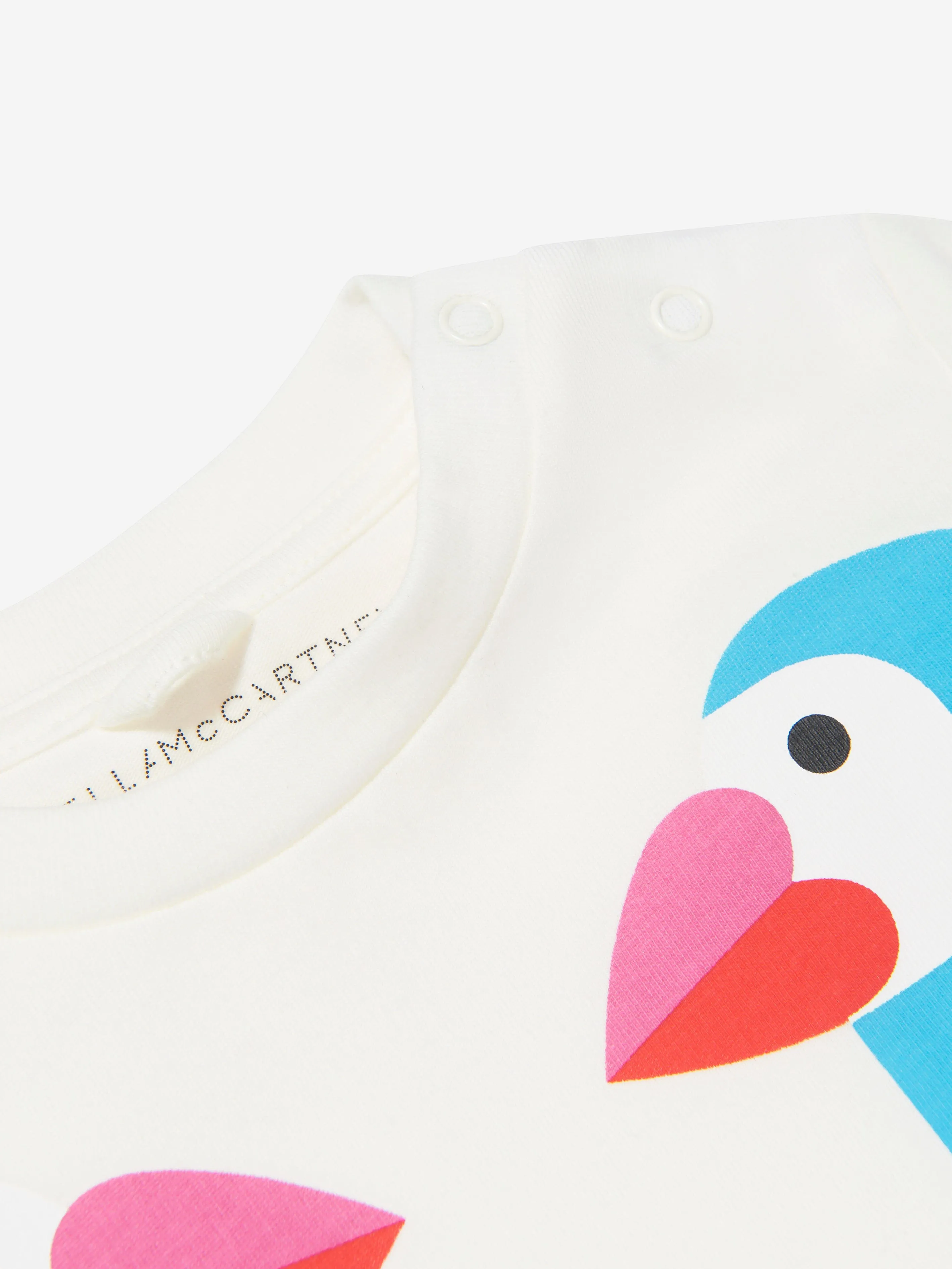 Stella McCartney Baby Girls Parrot T-Shirt in Ivory