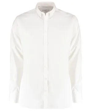 Stretch Oxford shirt long-sleeved (slim fit) | White