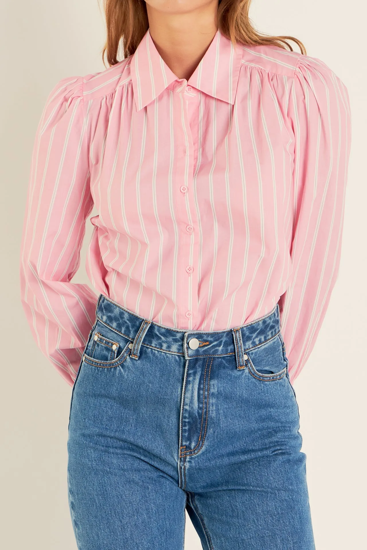 Stripe Shirt in Pink