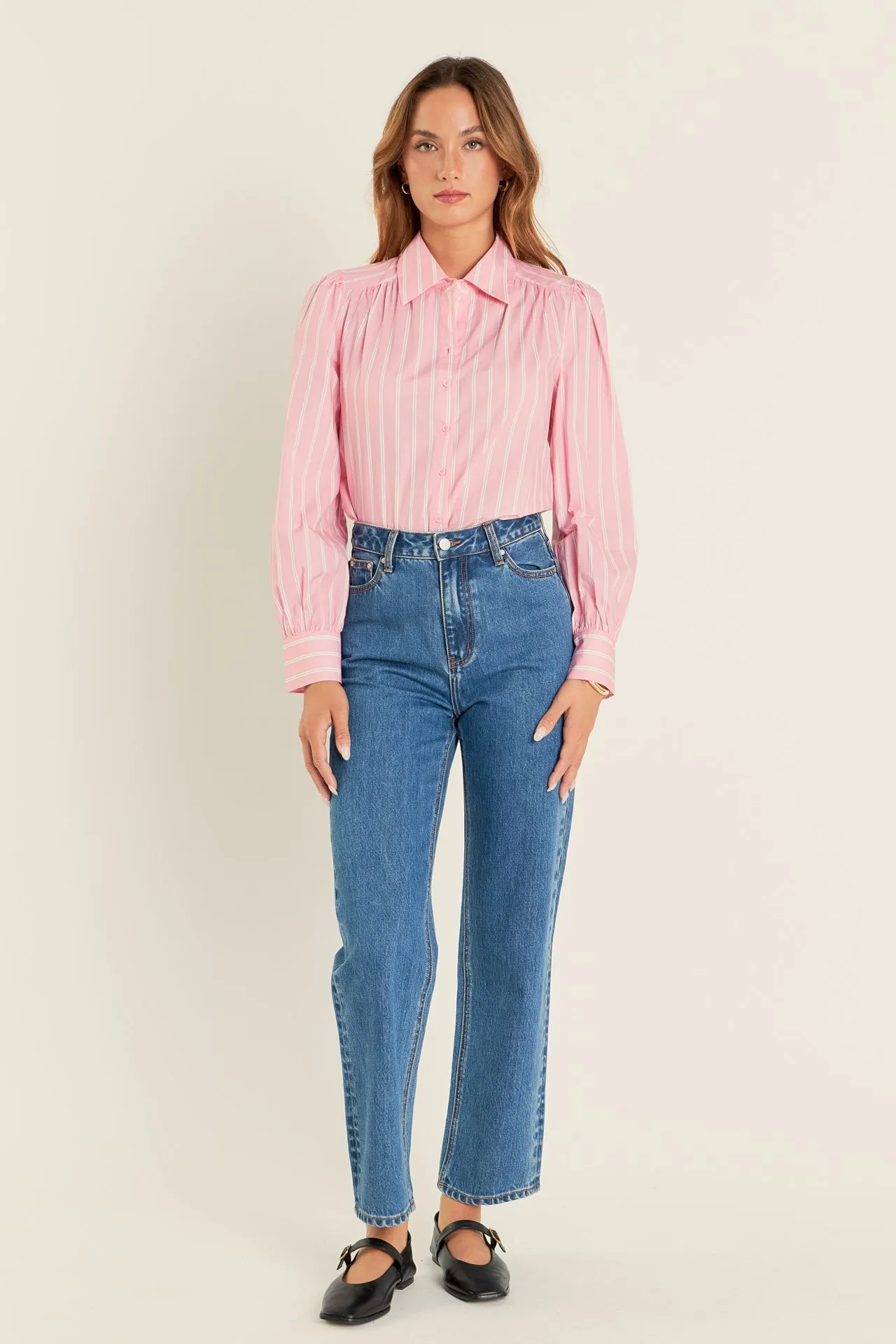 Stripe Shirt in Pink