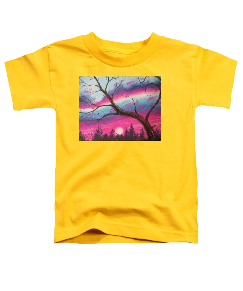 Sunsetting Tree - Toddler T-Shirt