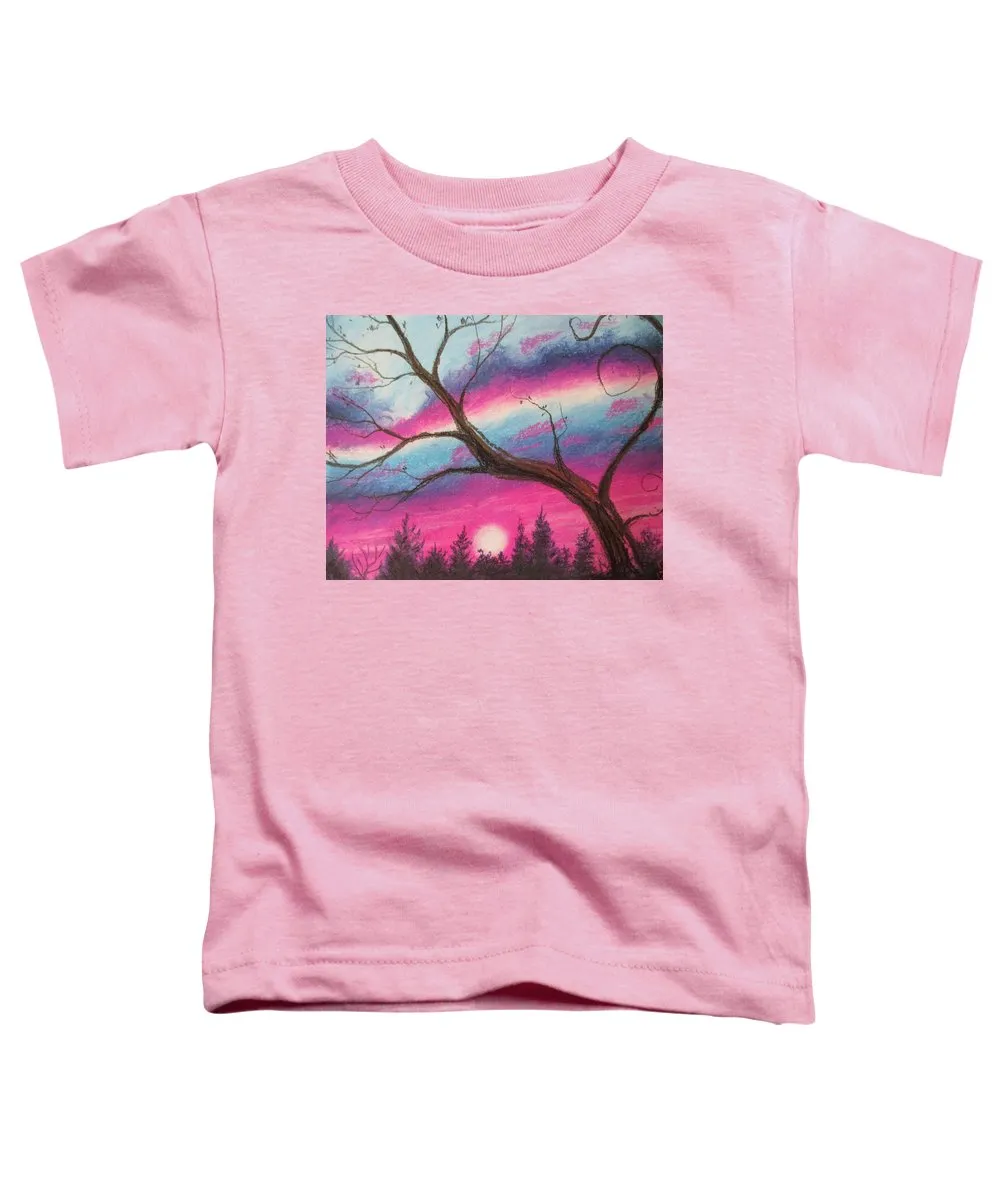 Sunsetting Tree - Toddler T-Shirt