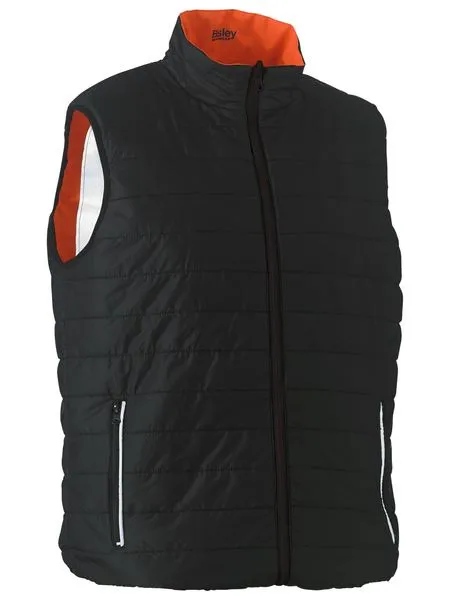 Taped Hi Vis Reversible Puffer Vest - BV0330HT