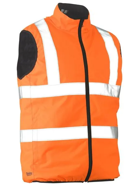 Taped Hi Vis Reversible Puffer Vest - BV0330HT