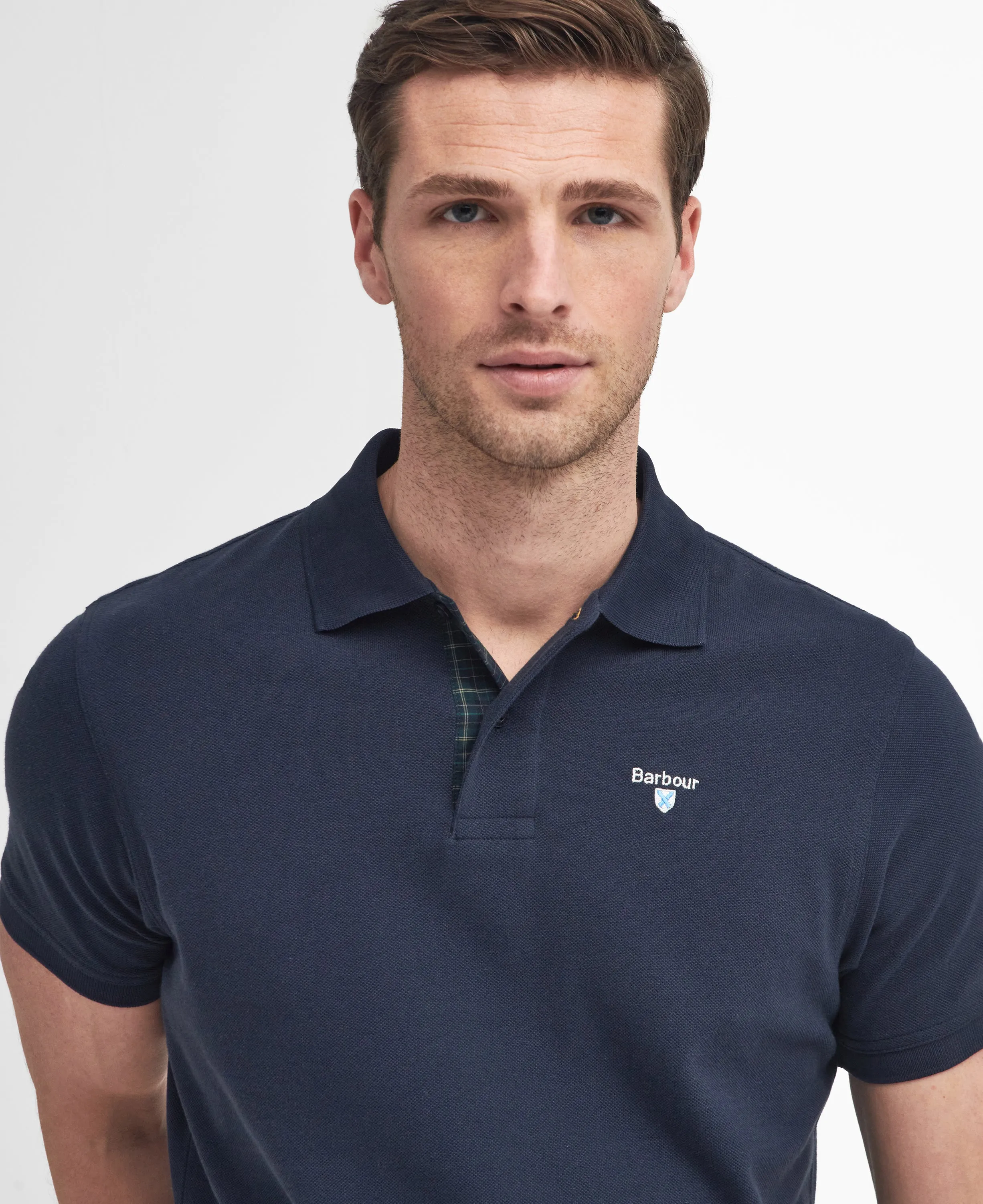 Tartan Pique Polo Shirt