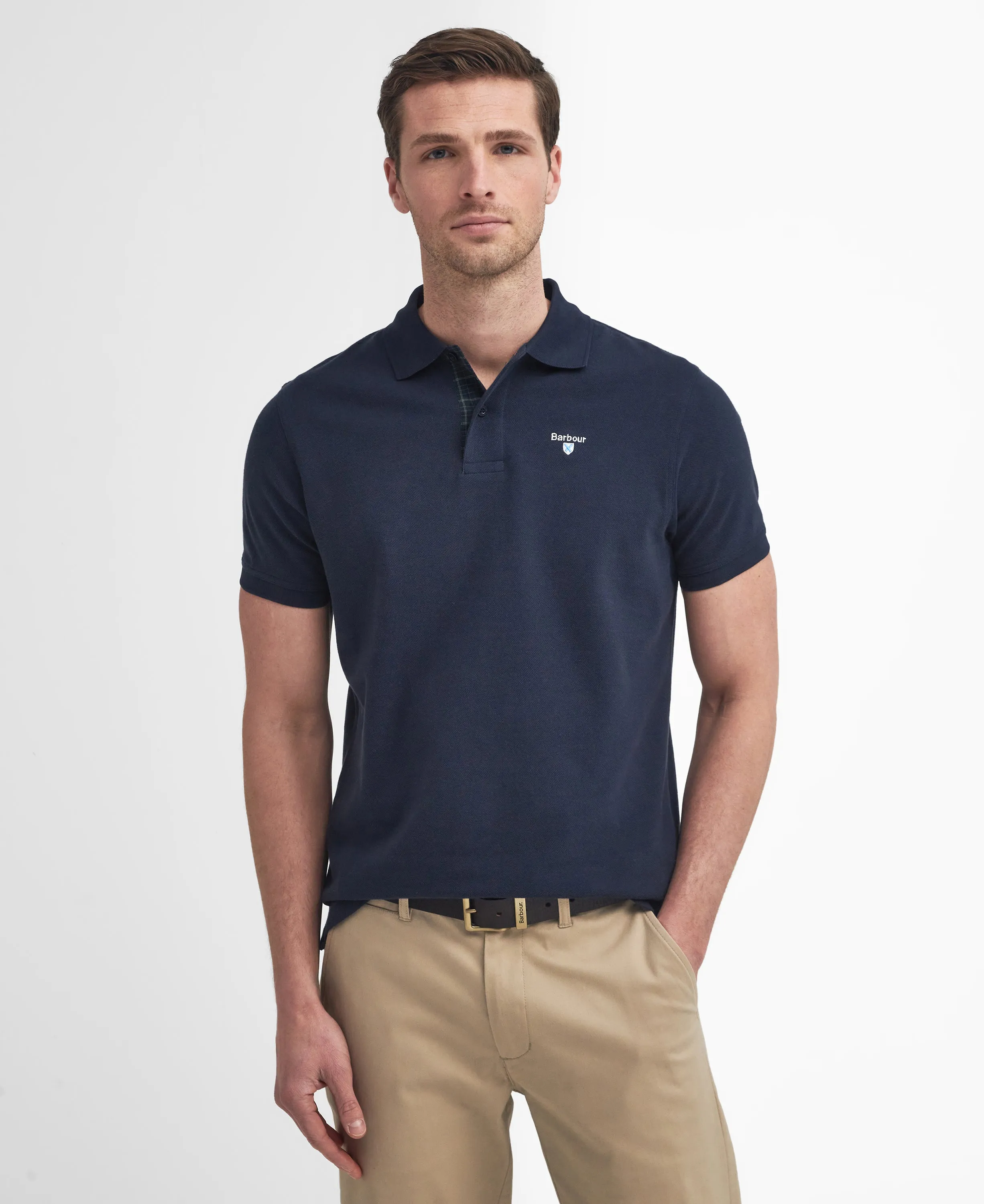 Tartan Pique Polo Shirt