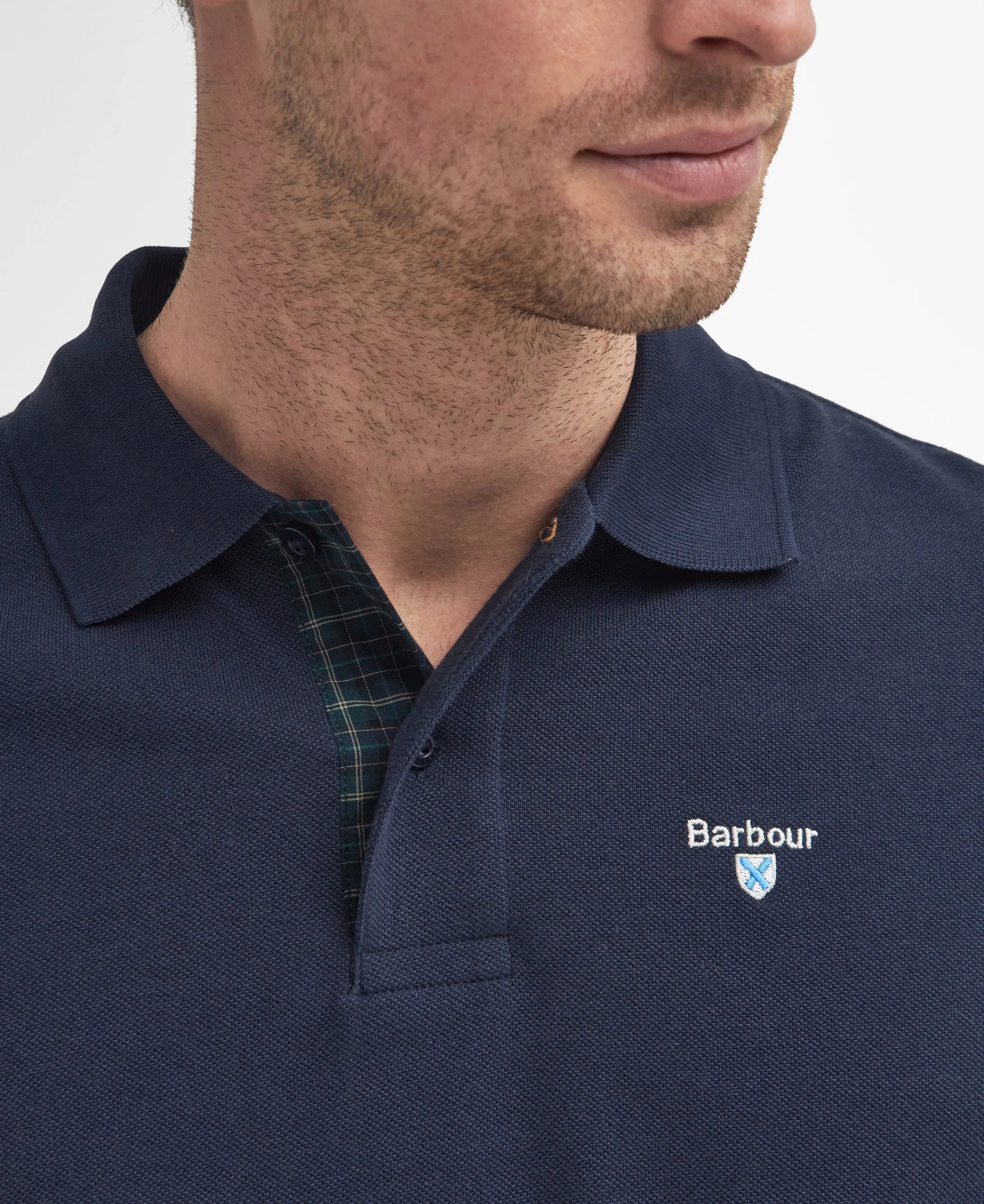 Tartan Pique Polo Shirt