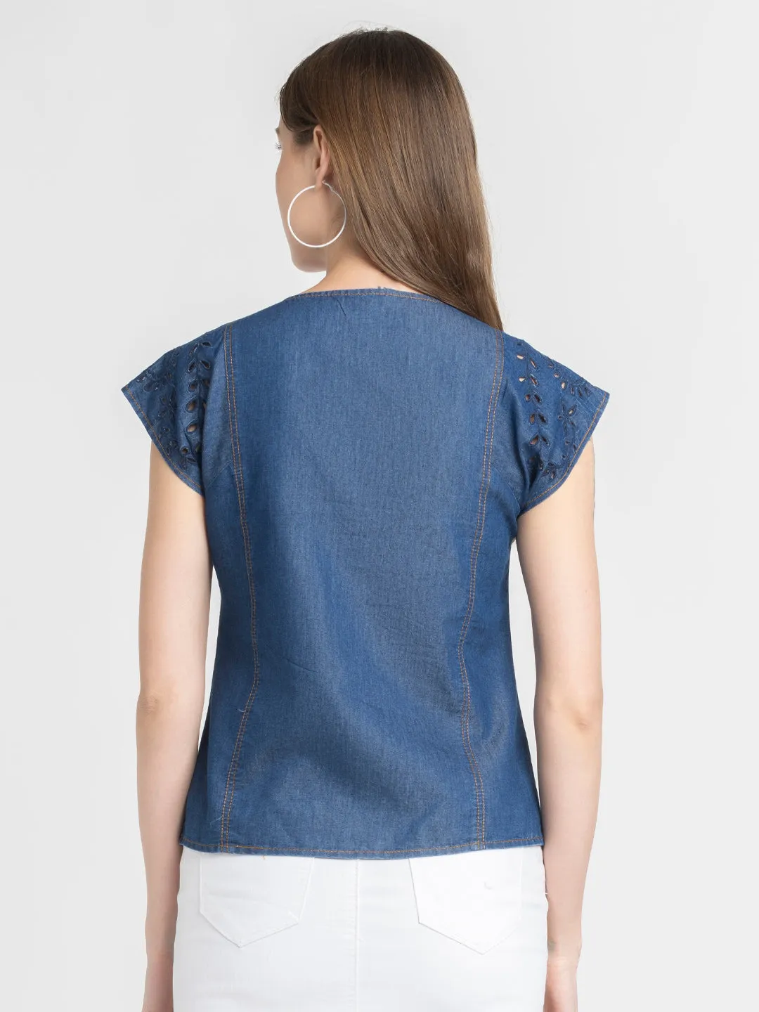 Taylor denim Top