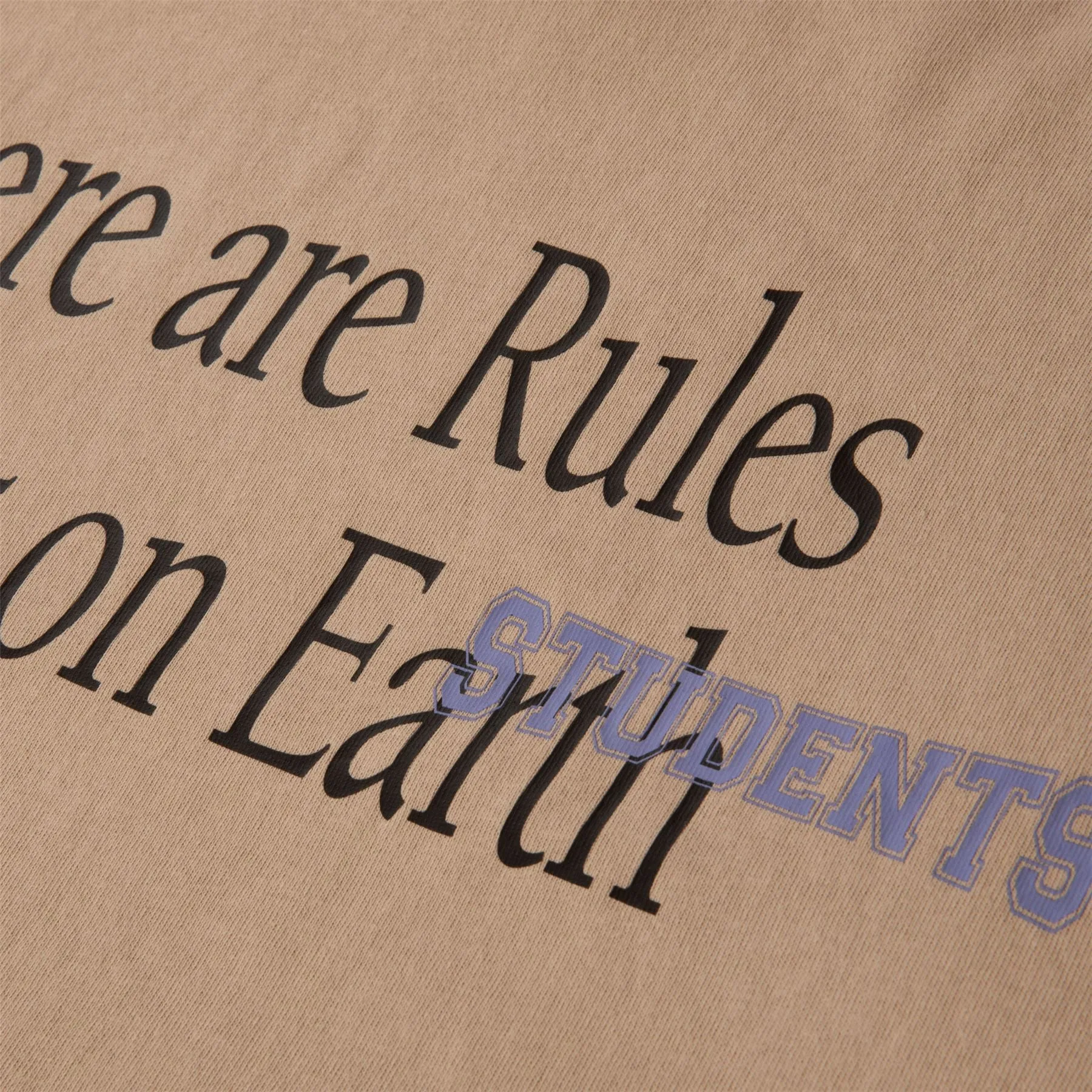 There Are Rules Tee Sand - 2024