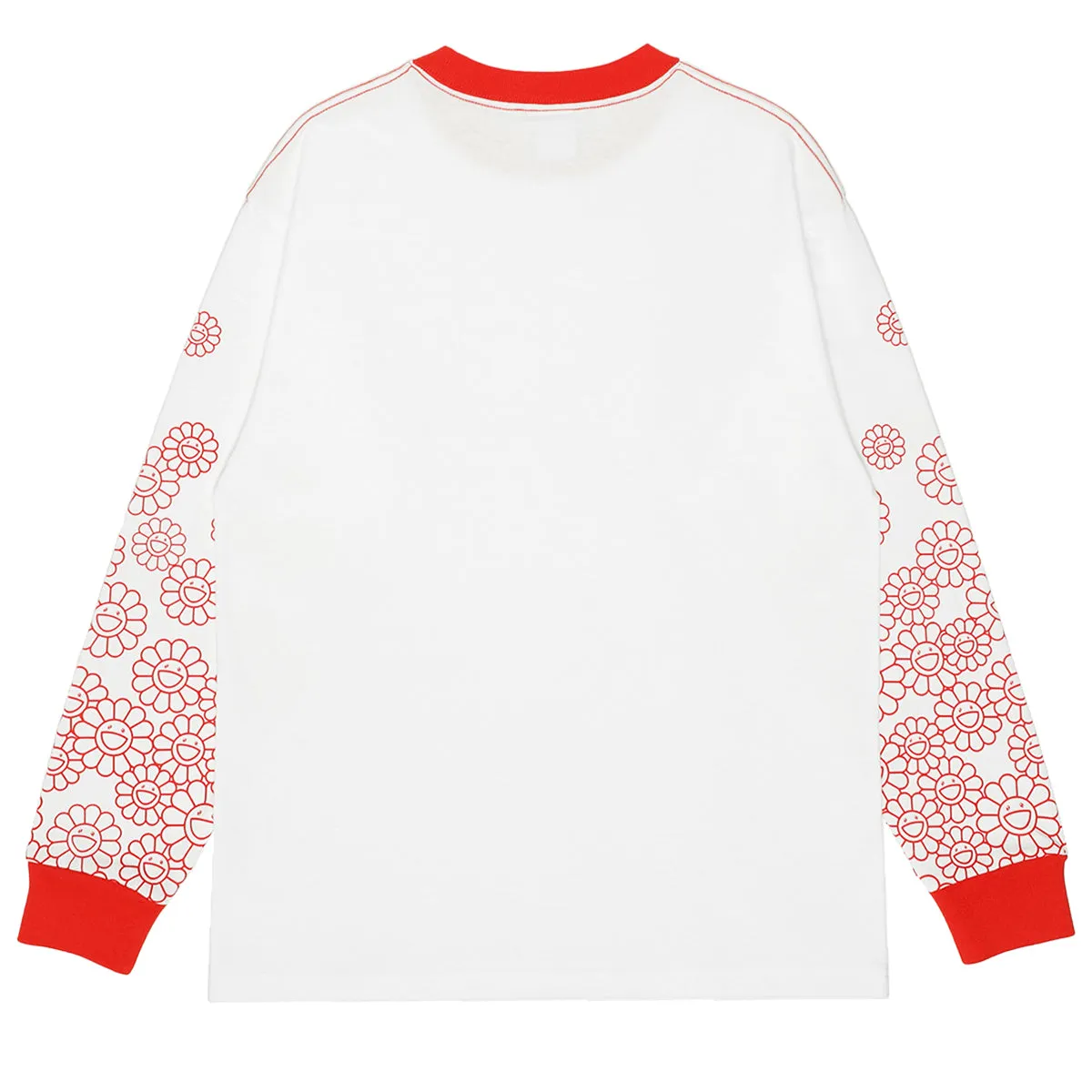 TM Flowers on Sleeve L/S T-shirts