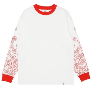 TM Flowers on Sleeve L/S T-shirts