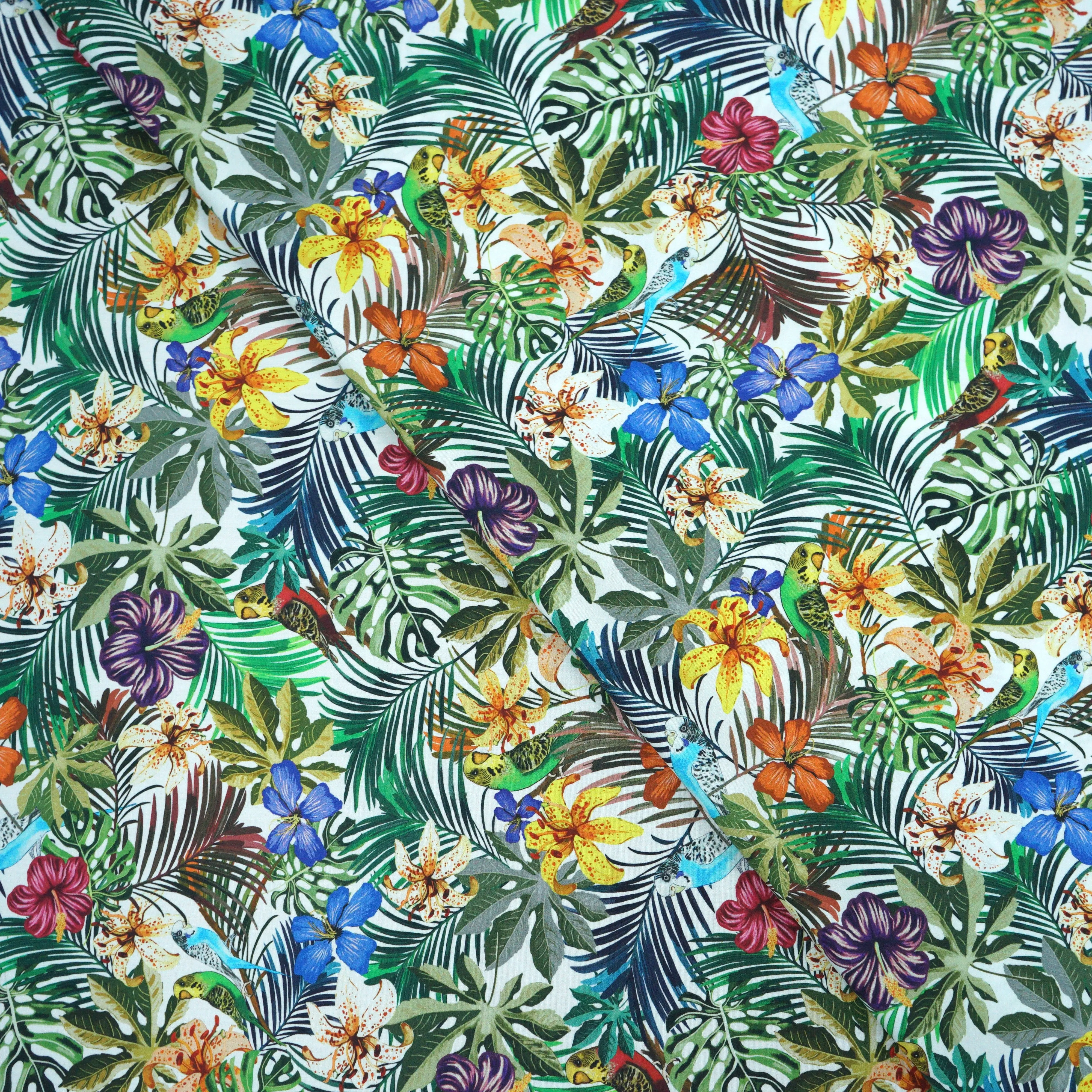 Tropical Paradise 100% Fine Shirting Cotton Fabric