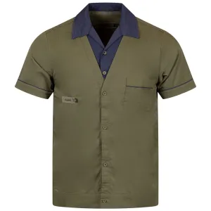 Tuckson Polyester Bowling Shirt Military - 2025