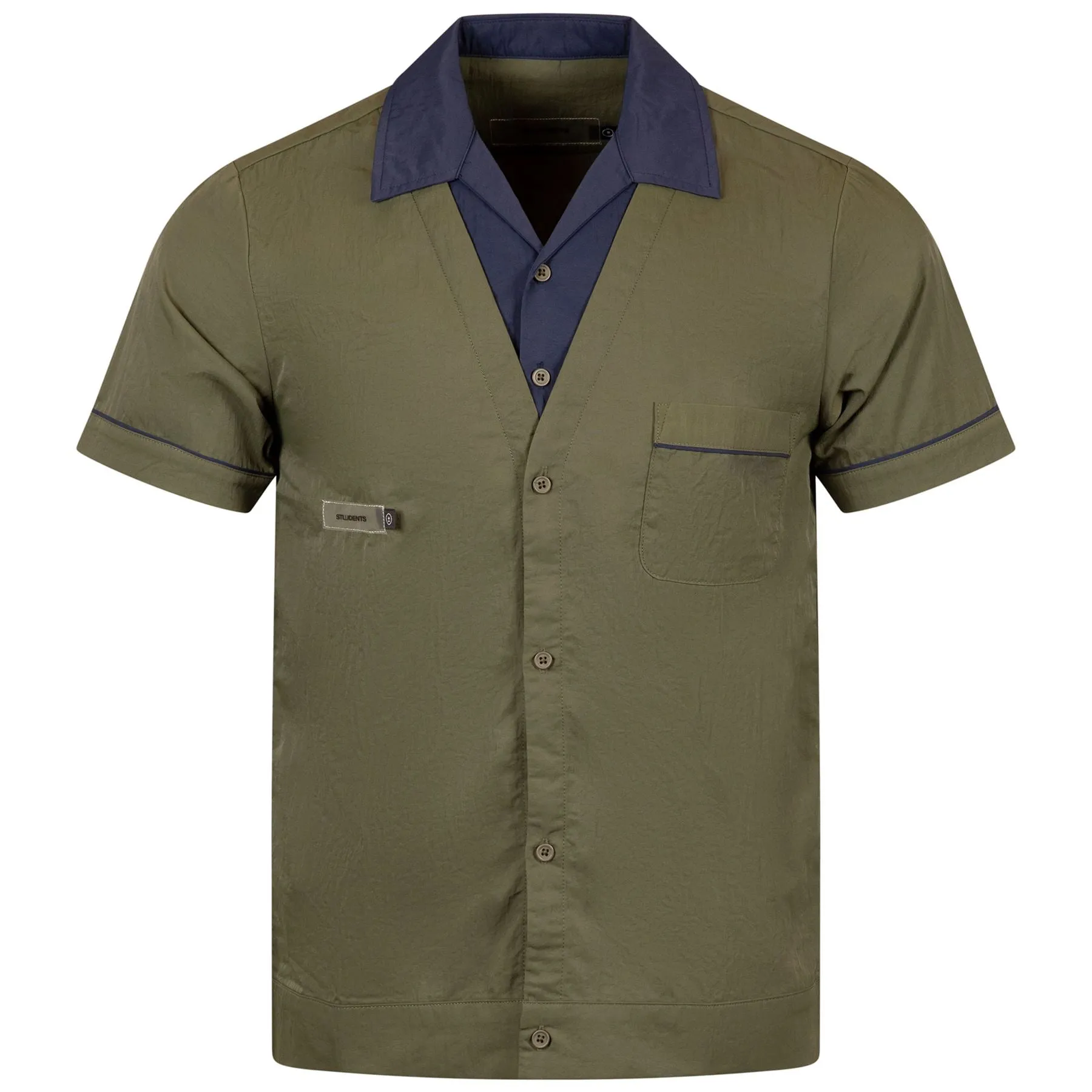 Tuckson Polyester Bowling Shirt Military - 2025