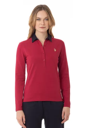 US POLO  WOMENS POLO LONG SLEEVE T-SHIRT