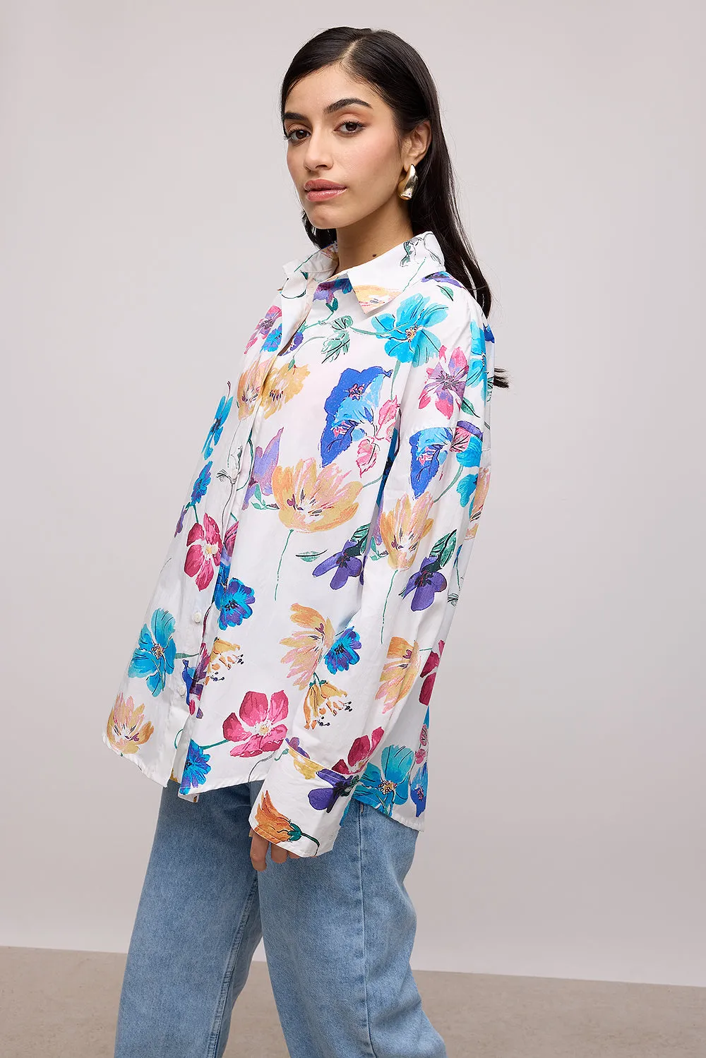 Water Color Poplin Shirt