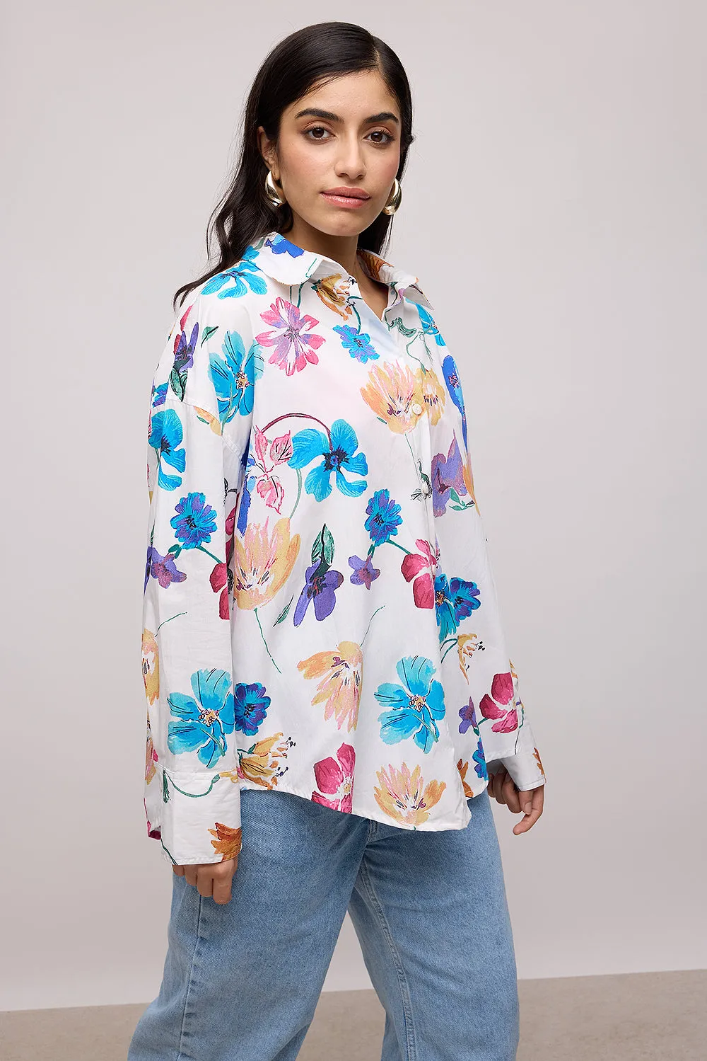 Water Color Poplin Shirt